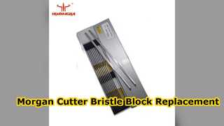 Substituição do bloco de cerdas de nylon Morgan Cutter 100x100x42mm