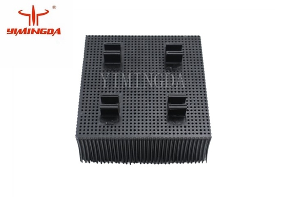 Material poli preto dos PP do bloco da cerda da cor 100 * 100 * 42mm para o cortador de EASTMAN