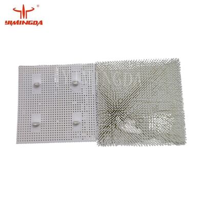 Bloco de cerdas de nylon branco e escova de plástico preto para Bullmer 100 x 100 x 40mm