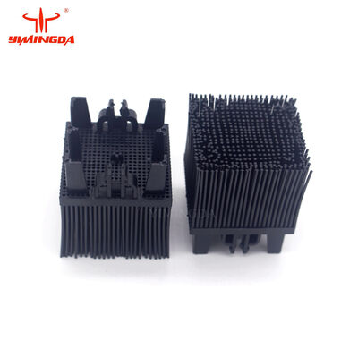 Material de nylon, pé quadrado, bloco de penteado, peça sobressalente para cortador automático FK