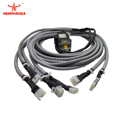 SERVO MOTOR 200V da C.A. de SGMJV-01ADE6S, 0.84A COM CABOS para a MÁQUINA de YIN 7CM